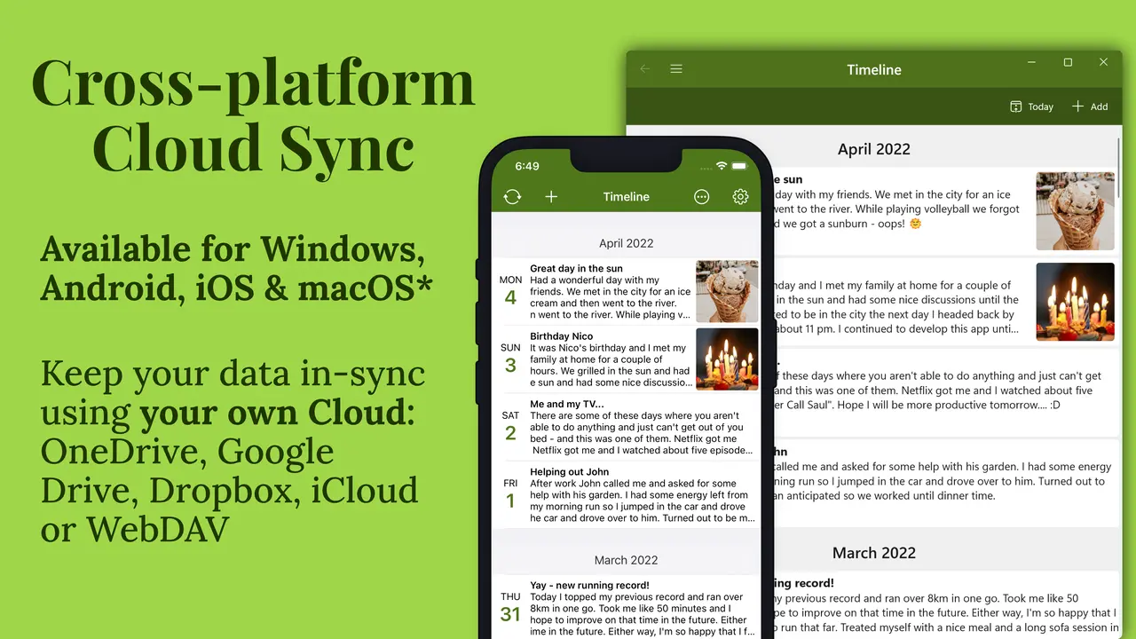 Cross-platform Cloud Sync